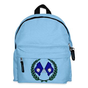 Flaggen USA Kentucky im Lorbeerkranz - Kinder Rucksack - Hellblau - Vorne