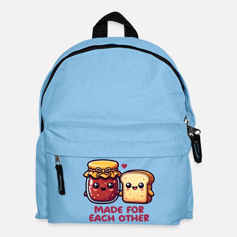 Brot und Marmelade - Kinder Rucksack - Hellblau