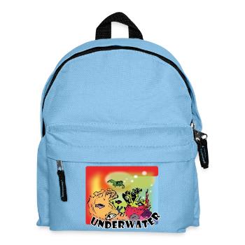 Marine life - Kids' Backpack - light blue - Front
