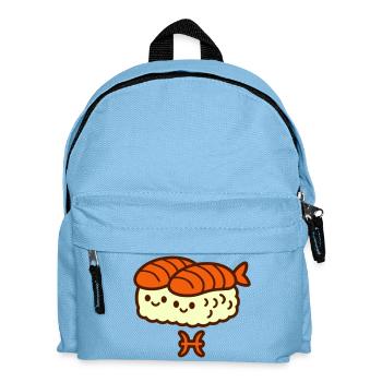 Pisces Zodiac Foodie - Kids' Backpack - light blue - Front