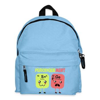 Periodically Wise Humor Periodic Table - Kids' Backpack - light blue - Front