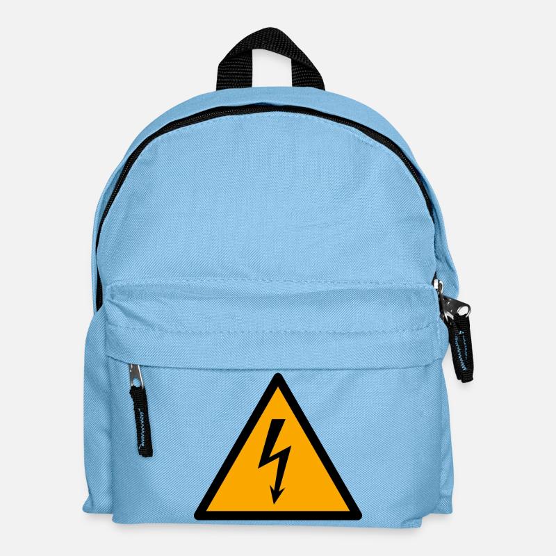 Unter Spannung - Kinder Rucksack - Hellblau