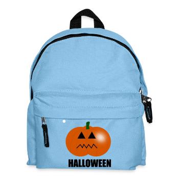 HALLOWEEN. PUMPKIN. HALLOWEEN PUMPKIN - Kids' Backpack - light blue - Front