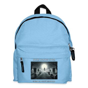 Eternal shadows in the cemetery - Kids' Backpack - light blue - Front