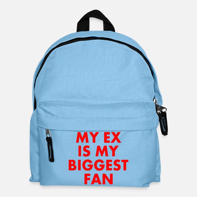 my ex is my biggest fan - Kinder Rucksack - Hellblau