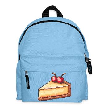 Pixel Cheesecake Cherry Slice - Kids' Backpack - light blue - Front