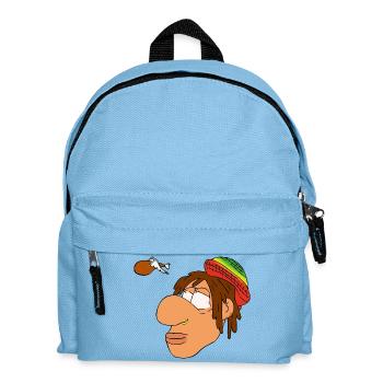KNOLLE Dream about Chicken Dinner - Kinder Rucksack - Hellblau - Vorne