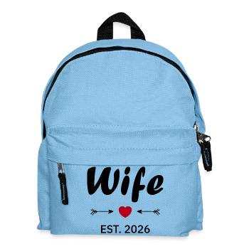Wife Is 2026 - Kids' Backpack - light blue - Front