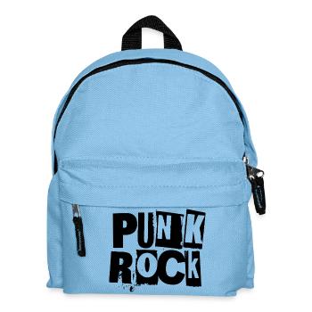 Logo gothique punk rock - Sac à dos Enfant - bleu clair - Devant