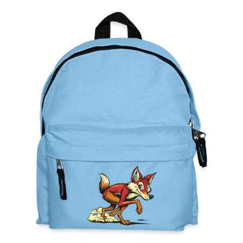 Red Fox Cartoon Sprint - Kids' Backpack - light blue - Front