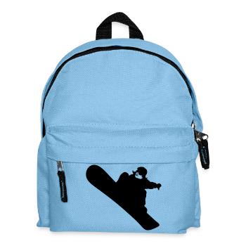 Snowboarding - Kids' Backpack - light blue - Front