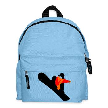 Snowboard - Kids' Backpack - light blue - Front