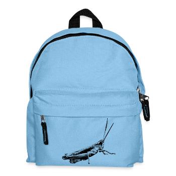 Grasshopper / Grasshopper / Graphic black - Kids' Backpack - light blue - Front
