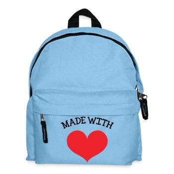 Made with Love - Baby - Baby Shower Gift - Kids' Backpack - light blue - Front