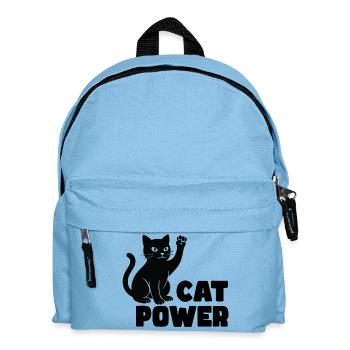 Pouvoir du chat - Sac à dos Enfant - bleu clair - Devant