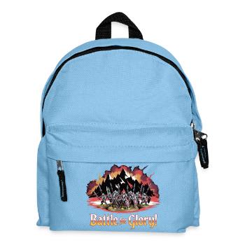 Chevaliers de la Bataille pour la Gloire - Sac à dos Enfant - bleu clair - Devant