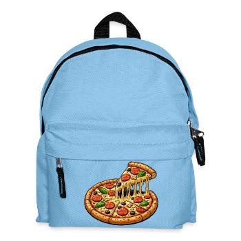 Pizza Motif - Sac à dos Enfant - bleu clair - Devant