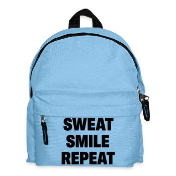 Sourire en sueur, répéter - Sac à dos Enfant - bleu clair - Devant