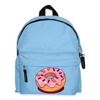Donut backen  - Kinder Rucksack - Hellblau - Vorne