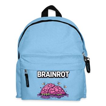Brainrot Zombie Brain - Kids' Backpack - light blue - Front