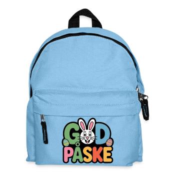 Lapin de Pâques mignon - Sac à dos Enfant - bleu clair - Devant