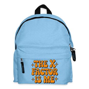 Der X-Faktor bin ich | Mathelehrer Algebra - Kinder Rucksack - Hellblau - Vorne
