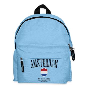 Souvenir Amsterdam, design élégant Amsterdam - Sac à dos Enfant - bleu clair - Devant