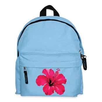 Hibiscus Néon Éclat Fuchsia - Sac à dos Enfant - bleu clair - Devant