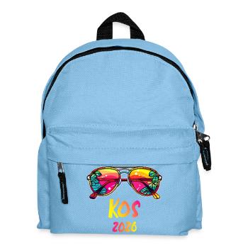 KOS 2026 Tropical Glasses - Kids' Backpack - light blue - Front