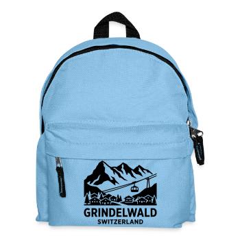 Grindelwald, Switzerland - Kids' Backpack - light blue - Front