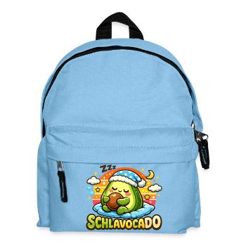  SCHLAFAVOCADO Müde Avocado Im Schlafanzug Mit - Kinder Rucksack - Hellblau - Vorne