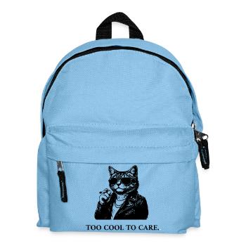 Katzenbrillen-Attitüde zu cool - Kinder Rucksack - Hellblau - Vorne