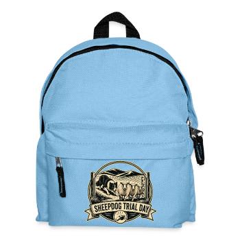 SHEEPDOG TRIAL DAY Dog - Kids' Backpack - light blue - Front