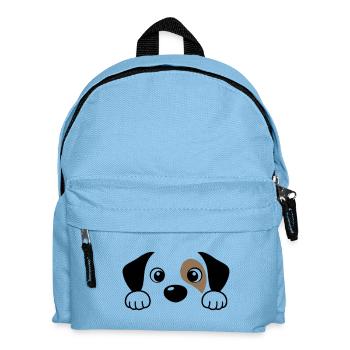 Cuddly Dog Curious Look - Kids' Backpack - light blue - Front
