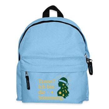 Tanne? Ich bin die Stimmung. - Kinder Rucksack - Hellblau - Vorne