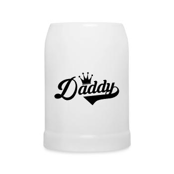 Dad / Daddy / Papa / Vati / Pappa / Fête des pères - Beer Mug - white - Front