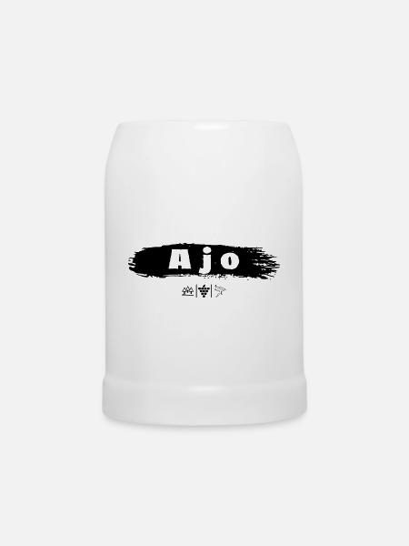 Ajo - Bierkrug - Weiß