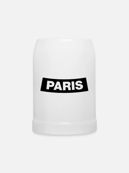 Paris Chapter Element (JGA MC-Rocker-Design) - Bierkrug - Weiß
