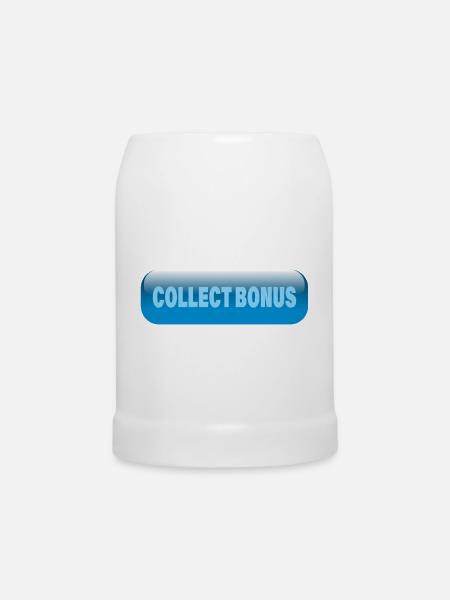 COLLECT BONUS - Bierkrug - Weiß