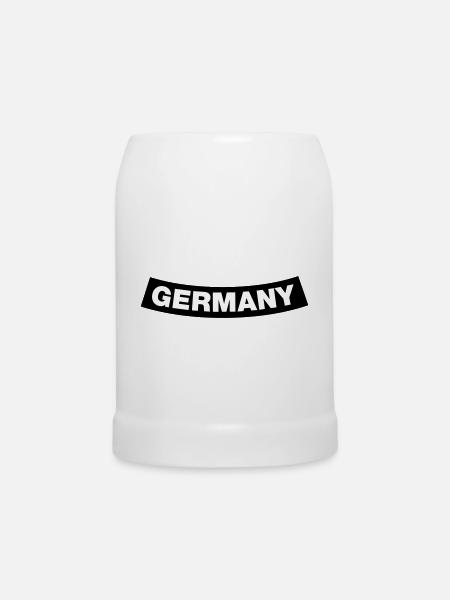 Germany Chapter Element (JGA MC-Rocker-Design) - Bierkrug - Weiß