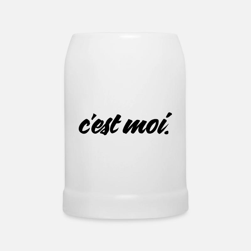 c’est moi - Chope en céramique - blanc