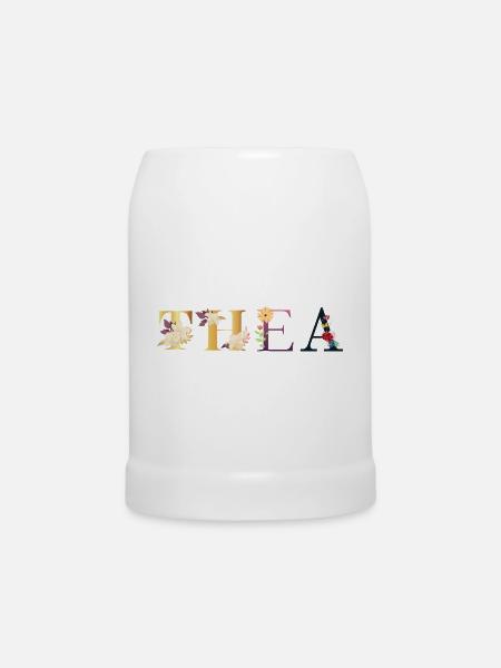 Thea - Bierkrug - Weiß