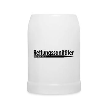 Paramedic Emergency Call 112 - Beer Mug - white - Front