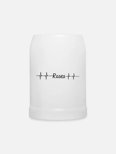 Puls Roses - Bierkrug - Weiß