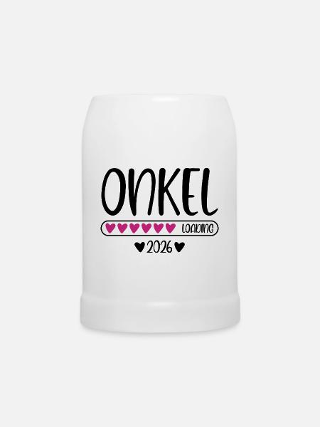 Onkel 2026 loading - Bierkrug - Weiß