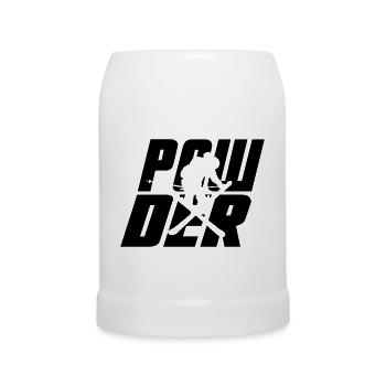 Ski Freestyle, Skiing - Powder - Beer Mug - white - Front