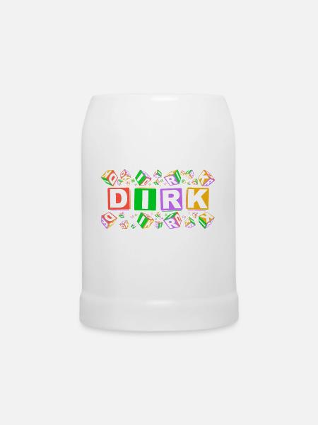 DIRK colourful cubes - Bierkrug - Weiß