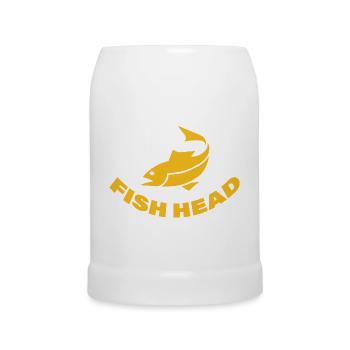 FISH HEAD - Beer Mug - white - Front