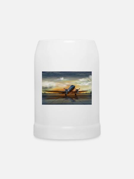 DC-3 - Bierkrug - Weiß