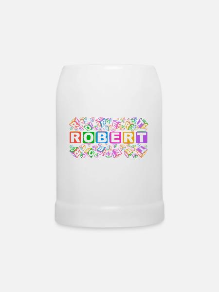 ROBERT colourful cubes - Bierkrug - Weiß